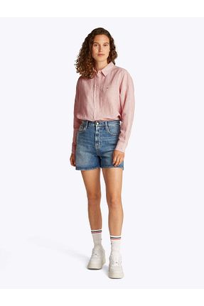 پیراهن صورتی زنانه رگولار Tommy Hilfiger - کد 930219634