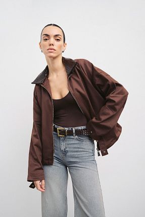 کت قهوه ای زنانه Relaxed VATKALI - کد 922469099
