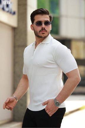 تیشرت سفید مردانه Relaxed moda wanilia - کد 930935597