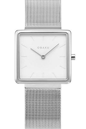 ساعت مچی متالیک زنانه استل (فولاد) Obaku - کد 7110027