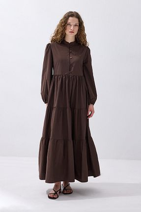 لباس حجاب قهوه ای زنانه Relaxed Hooopstore - کد 930931577