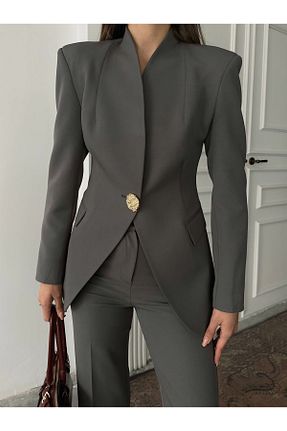 ست بالاتنه و پائین تنه طوسی زنانه بافتنی chwain - کد 930940945