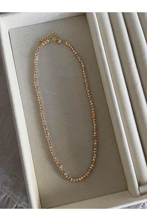 گردنبند استیل ( فولاد ) رنگی زنانه استیل (فولاد) NONA - کد 841273790