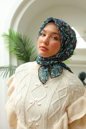 روسری سبز پنبه ای Silk Home - کد 891758576