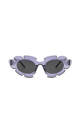 عینک آفتابی بنفش زنانه UV400 Toz Vintage - کد 736441989