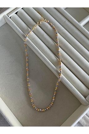 گردنبند استیل ( فولاد ) رنگی زنانه استیل (فولاد) NONA - کد 841273790