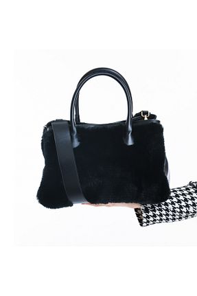 کیف دوشی مشکی زنانه پارچه ای Masuwerte - کد 931008289