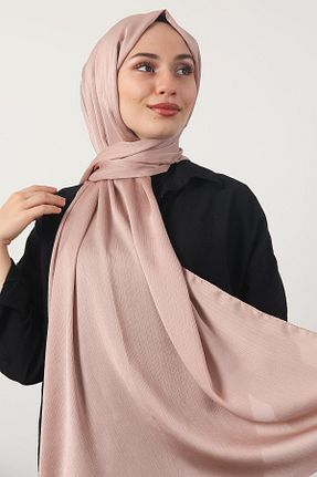 شال صورتی زنانه پلی استر GİYZAMİLA - کد 930956180