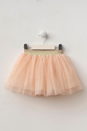 دامن صورتی بچه گانه پلی استر Minipodyum - کد 930995558