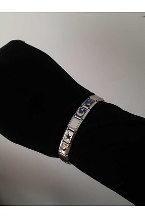 دستبند استیل (فولاد) متالیک زنانه استیل (فولاد) bijoux uniques - کد 927129456
