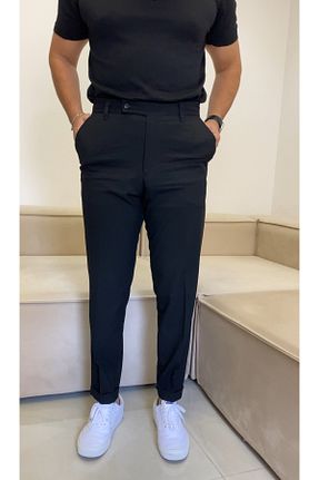 شلوار پارچه ای مشکی مردانه بلند Genel Markalar - کد 923473228