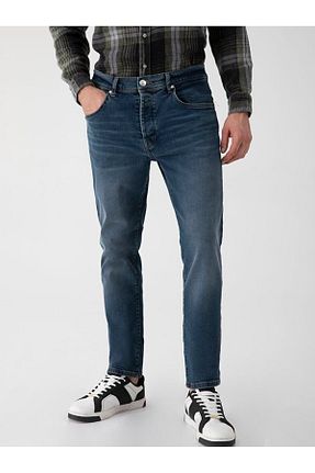 شلوار جین آبی مردانه پاچه تنگ Ltb - کد 459595410