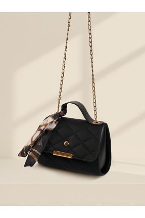 کیف دوشی مشکی زنانه چرم مصنوعی HONEY BAG - کد 930989986