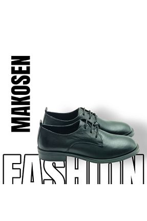 کفش کلاسیک مشکی زنانه چرم خالص Escarpinshoes - کد 930815136