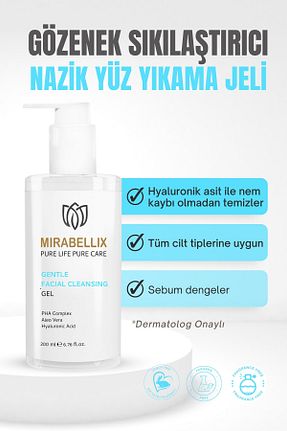 پاک کننده صورت همه انواع پوست Mirabellix - کد 853649663