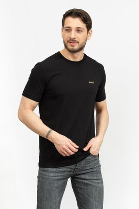 تیشرت مشکی مردانه رگولار BOSS - کد 814904622