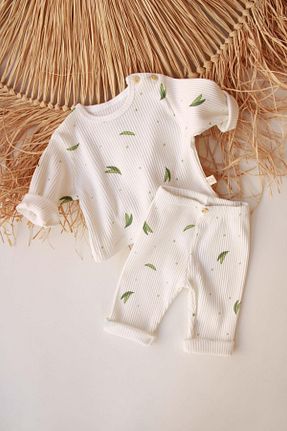 ست بالاتنه و پائین تنه بژ بچه گانه بافت OhlalaKoala - کد 855688584
