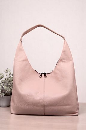 کیف دوشی صورتی زنانه چرم خالص HFKY - کد 928499970
