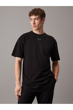 تیشرت مشکی مردانه Relaxed Calvin Klein - کد 931061195