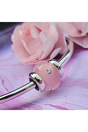النگو صورتی زنانه Trollbeads - کد 931134641