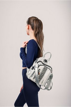 کوله پشتی طوسی زنانه سایز متوسط ÇÇS - کد 931058127