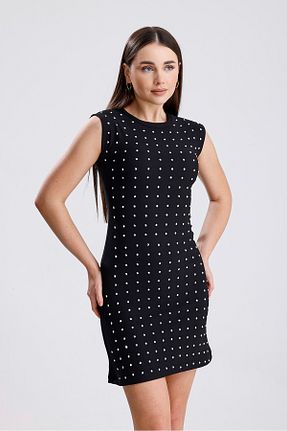 لباس مشکی زنانه بافت LOVES AGAZA - کد 931058626