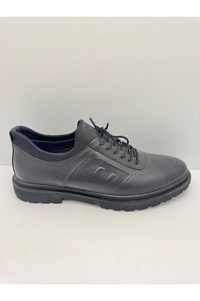 کفش کژوال مشکی مردانه چرم خالص e&e - کد 927116547