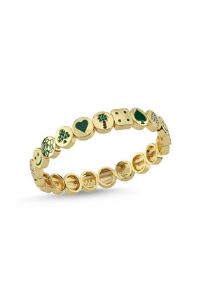 دستبند استیل (فولاد) طلائی استیل (فولاد) CHARMLUCKY - کد 931074937
