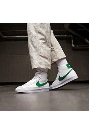 کفش اسنیکر سفید زنانه چرم اصل Nike - کد 931076777