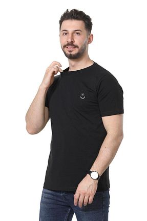 تیشرت مشکی مردانه رگولار GEZEGENX - کد 931083643