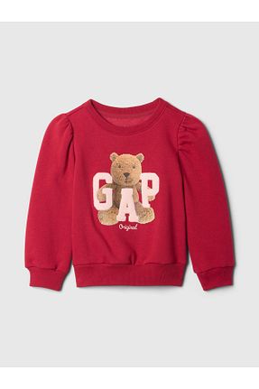 سوئیشرت قرمز بچه گانه چاپی GAP - کد 885925601
