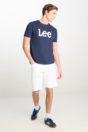 شلوارک و برمودا سفید مردانه رگولار Lee - کد 670411824