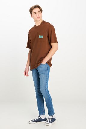 شلوار جین آبی مردانه پاچه تنگ Lee - کد 848096034
