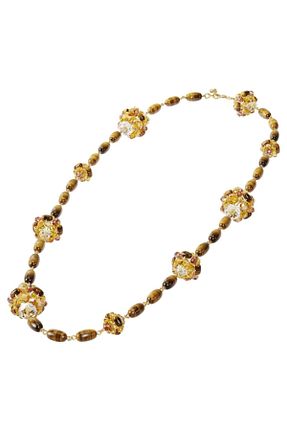 گردنبند استیل ( فولاد ) بژ زنانه استیل (فولاد) Swarovski - کد 136274364