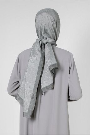 شال طوسی زنانه پلی استر Alvina - کد 799159357