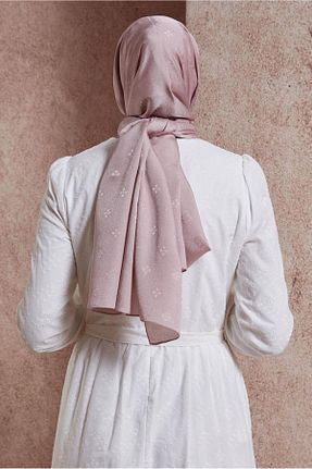 شال صورتی زنانه پلی استر Alvina - کد 826129056