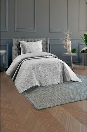 روتختی تکنفره طوسی پلی استر REYs HOME - کد 744396172