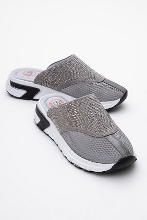 دمپائی طوسی زنانه پارچه ای luvishoes - کد 929569277