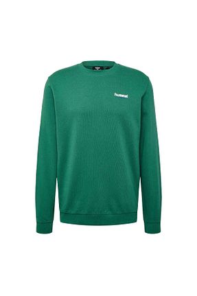سوئیشرت سبز مردانه ساده hummel - کد 661730165