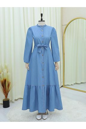 لباس آبی زنانه بافتنی MACMODA - کد 929568468