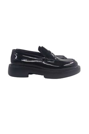 کفش کژوال مشکی زنانه چرم خالص Oneka Shoes - کد 925932240