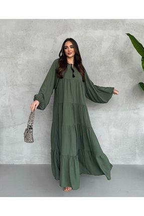 لباس خاکی زنانه بافتنی Anna Moda - کد 929579613