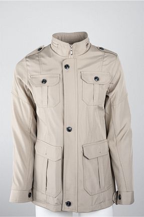 کاپشن بژ مردانه رگولار MASERTO - کد 139988216
