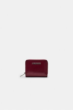 کیف پول زرشکی زنانه Stradivarius - کد 929602995