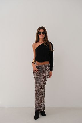 پلیور مشکی زنانه ساده Black Fashion - کد 785219238