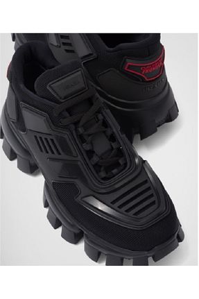 کفش اسنیکر مشکی زنانه بند دار Prada Sport - کد 929595097