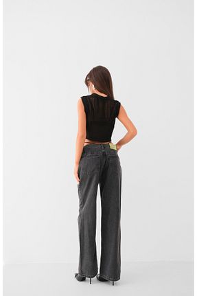 سوئیتر مشکی زنانه پنبه پلی استر Black Fashion - کد 804011890
