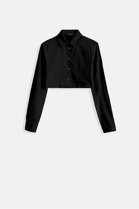 پیراهن مشکی زنانه کراپ Black Fashion - کد 921327287