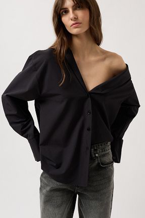 پیراهن مشکی زنانه Fitted Black Fashion - کد 806106458