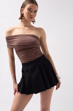 دامن مشکی زنانه پنبه ای Black Fashion - کد 901442742